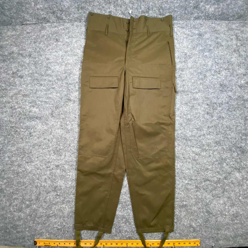 Czech Army M-85 Military Surplus Olive Drab Cargo Pants High Waist Stirrup 37x30